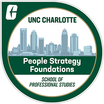 UNC Charlotte Badge for Completion