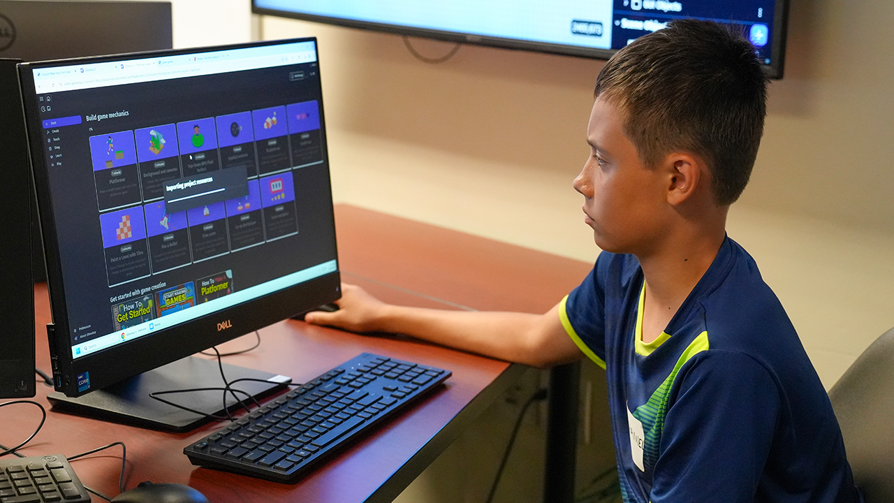UNC Charlotte Camps on Campus Game Design & Coding Camp for Young Creators