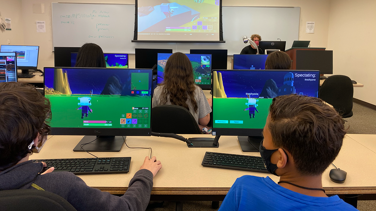 Coding: Video Game Animation / Beats and Jams: Digital Music Creators Camp for Middle Schoolers