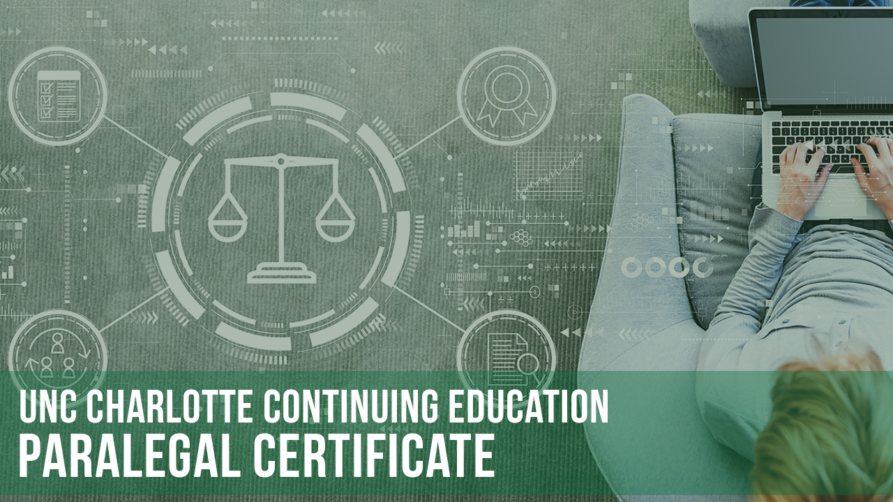 Paralegal Certificate | UNC Charlotte Continuing Education
